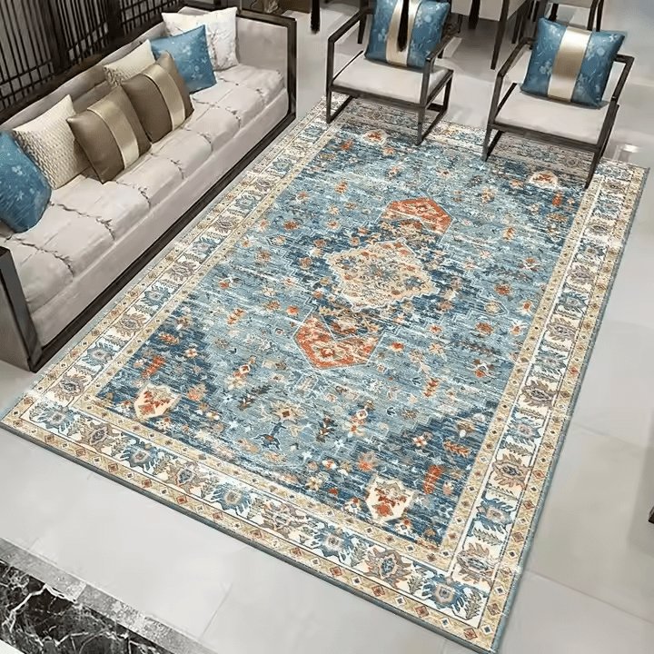 Flannel Folding Carpet High-end Living Room Washable Carpet