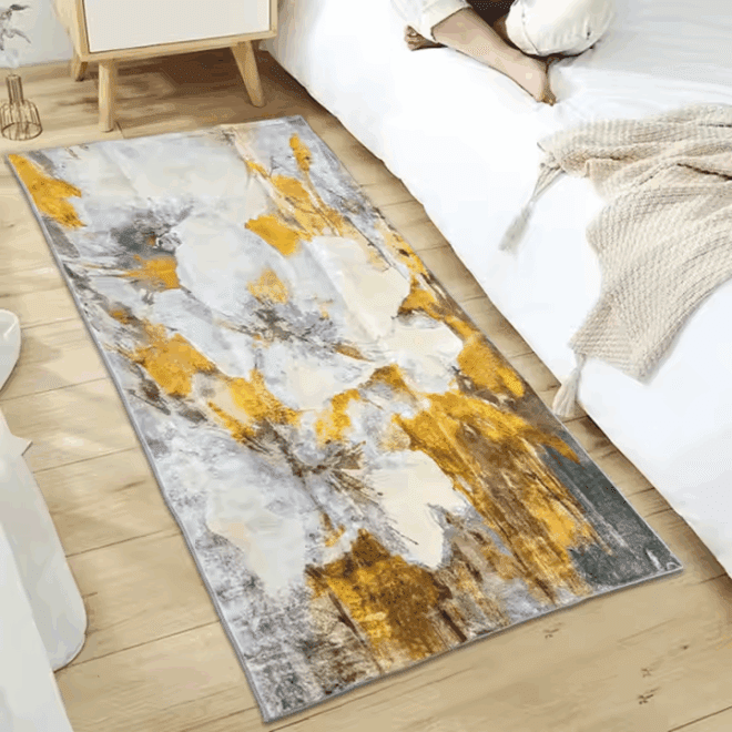 Custom Rugs for Living Room Foldable and Machine Washable Hallway Runner Rugs Soft Morocco Rug Carpet Tapis for Bedroom