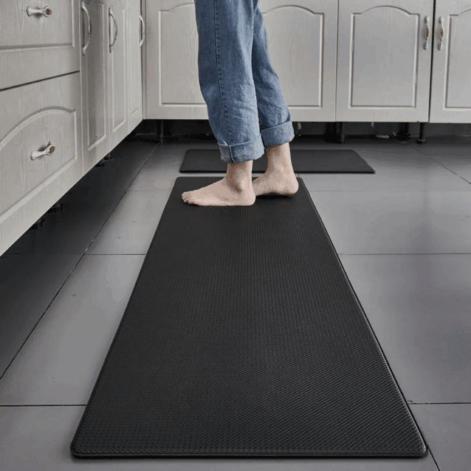 Thick Waterproof Non-Slip Kitchen Mats and Rugs Heavy Duty Ergonomic Comfort Rug for Kitchen