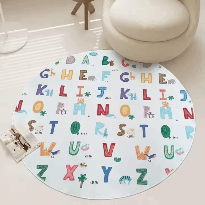 High Quality Chinese Sales Kids Machine Washable Area Rugs Cartoon Floor Mats Kindergarten Carpet
