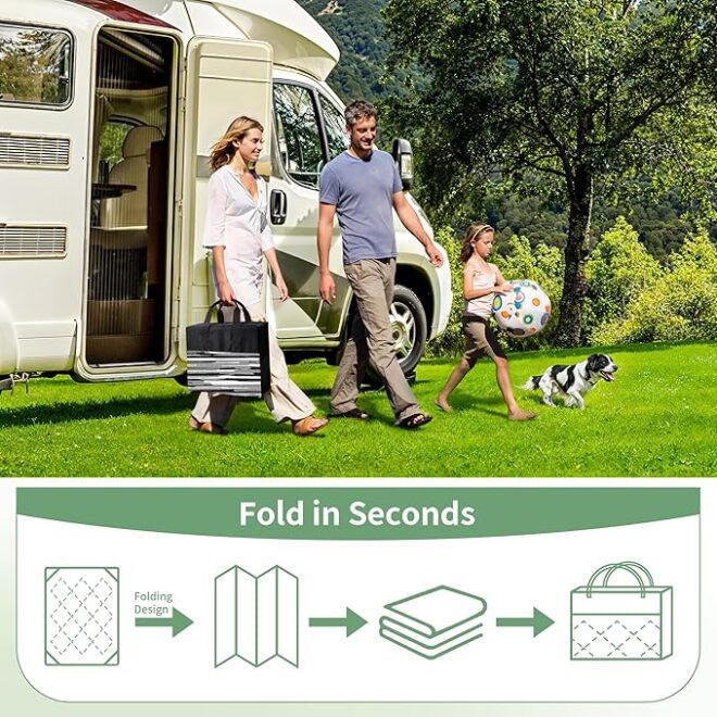 Waterproof Outdoor Rugs | Durable UV Resistant Mats for Patio & Camping