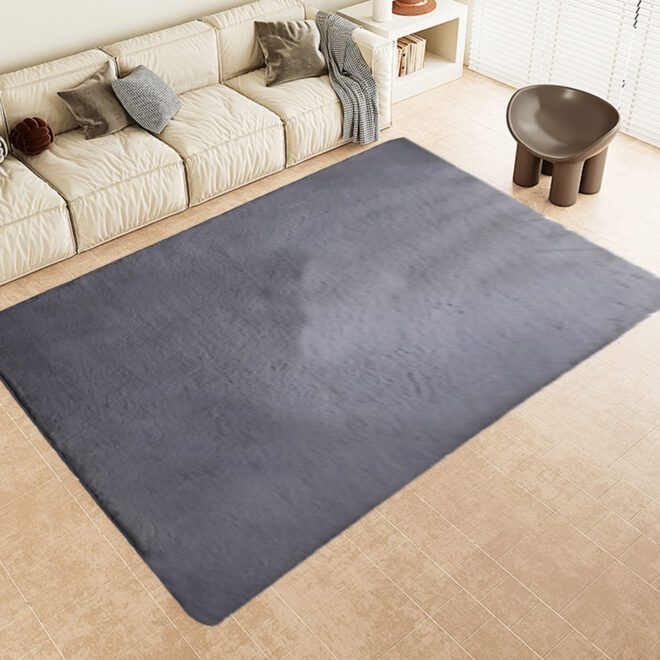 Cozy Fuzzy Faux Fur, Indoor Modern Plush Washable Shaggy Rugs for Bedroom Living Room Home Decor, Fluffy Carpet for Kids Room