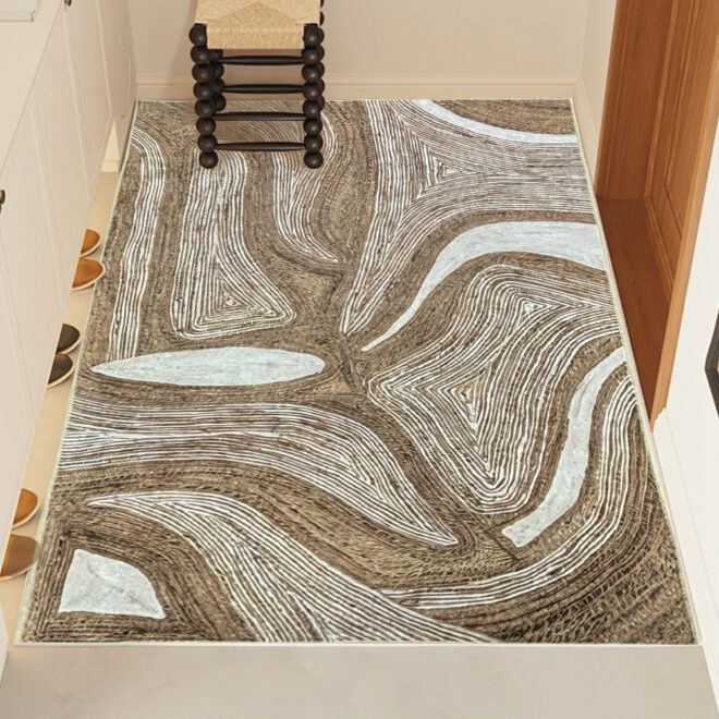 Custom Rugs for Living Room Foldable and Machine Washable Hallway Runner Rugs Soft Morocco Rug Carpet Tapis for Bedroom