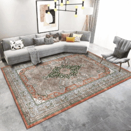 Printed Modern NEW Material KELARE Velvet 3D Printed Non-Slip Carpet