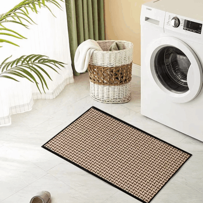 Set Modern Waterproof 45*150 CmRugs with Rubber Backing Washable for Office or Bathroom Use