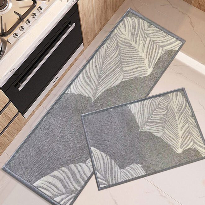 Jacquard Woven Fabric Rubber Mat