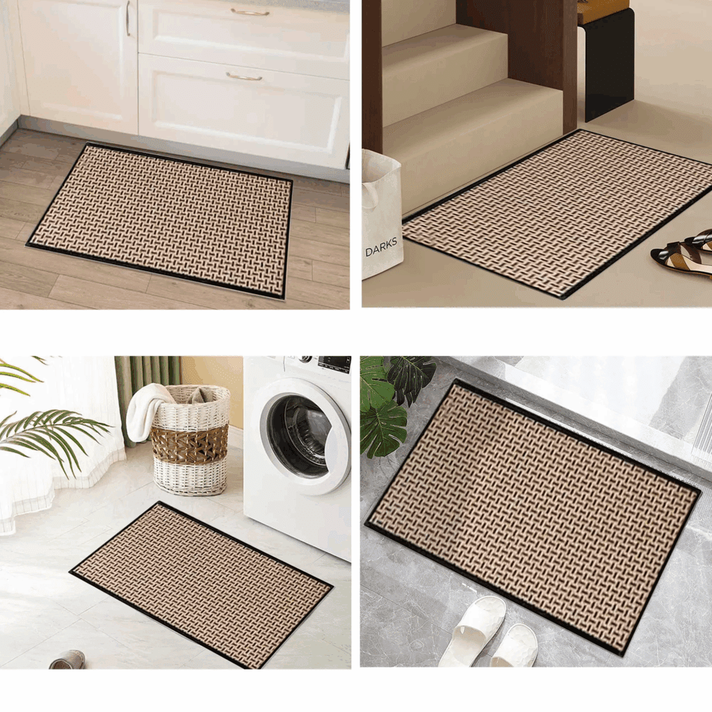 Set Modern Waterproof 45*150 CmRugs with Rubber Backing Washable for Office or Bathroom Use