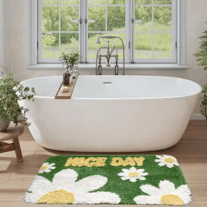 Washable Fruit Printing Cartoon Banana Kids Carpet and Rugs Bathroom Shower Mats Hot Selling in USA