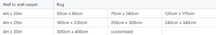 B1s Fire Retardant Pure Wool Rug and Runner for Bedroom and Living Room