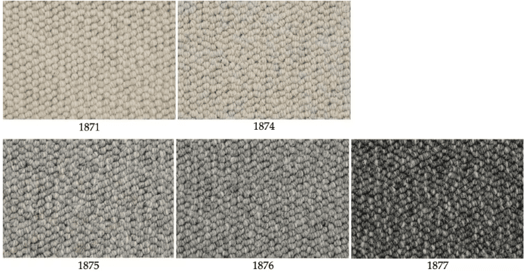 B1s Fire Retardant Pure Wool Rug and Runner for Bedroom and Living Room 