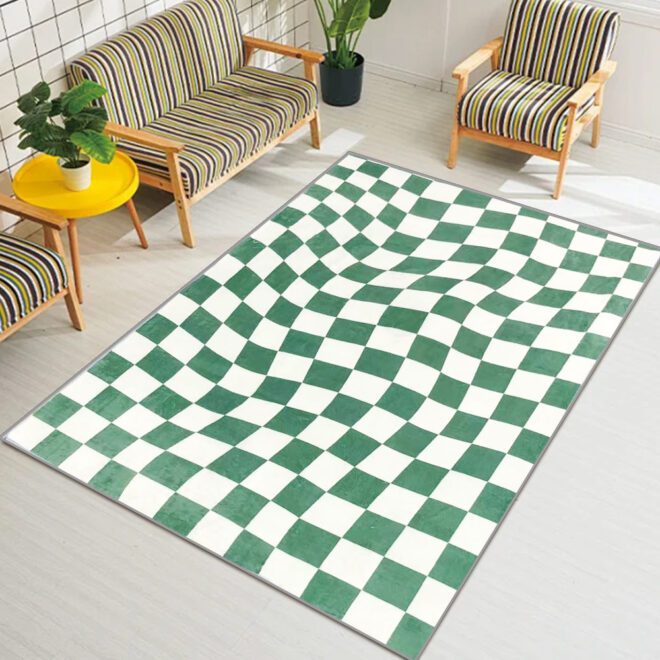 Factory Custom Anti slip Foldable Persian Living Room Rug Modern Printed Low Pile Machine Washable Tapis for Bedroom