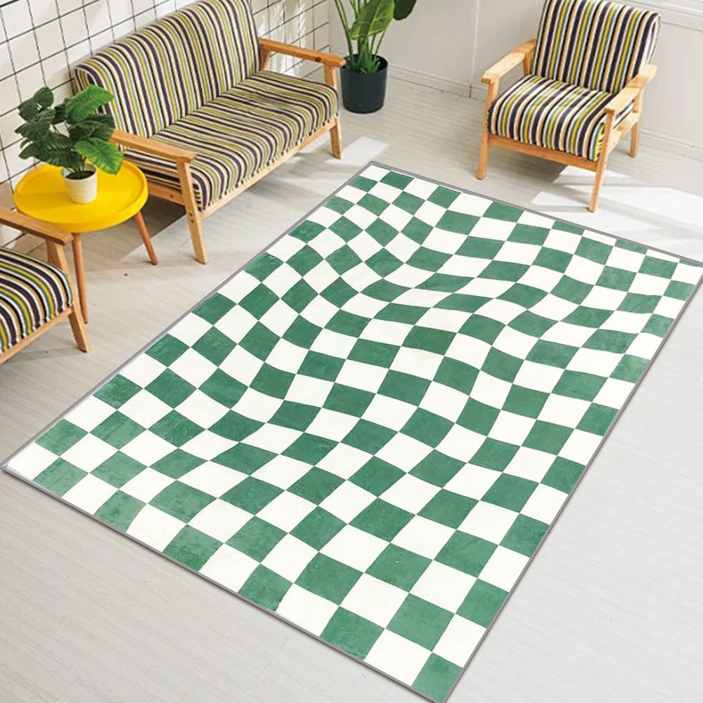 Factory Custom Anti slip Foldable Persian Living Room Rug Modern Printed Low Pile Machine Washable Tapis for Bedroom