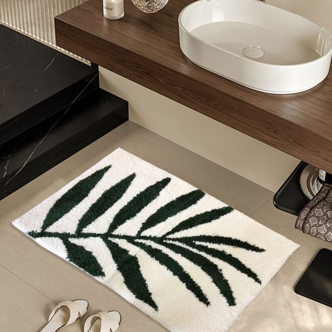 Custom Bedroom Carpet Plush Bedside Rugs Area Rugs for Living Room Printed Black and White Fluffy Carpet