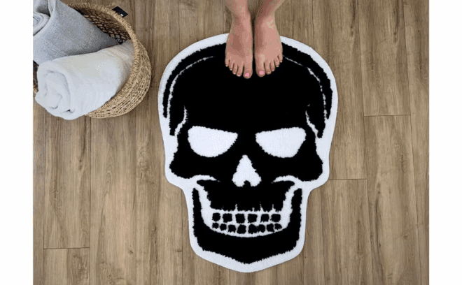 Hand Tufted Custom Shape Flower Rug Anime Handmade Die Cut Home Area Rug