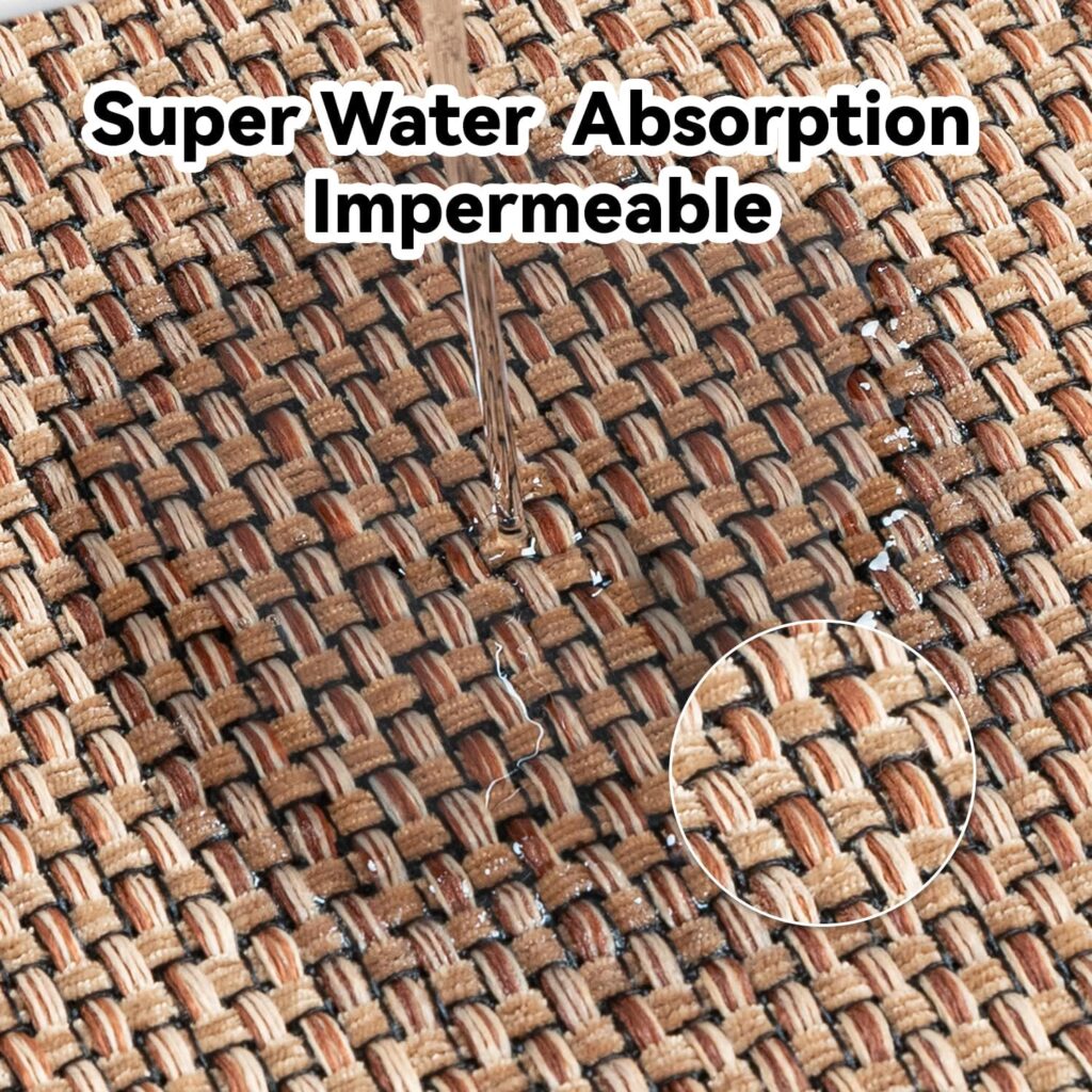 Kitchen Rug Mat Sets Non Slip Washable, Absorbent Floor Mats for Kitchen, Runner Rugs Set for Kitchen, Hallway, Dining Room, 44x77cm+44x120cm, Beige