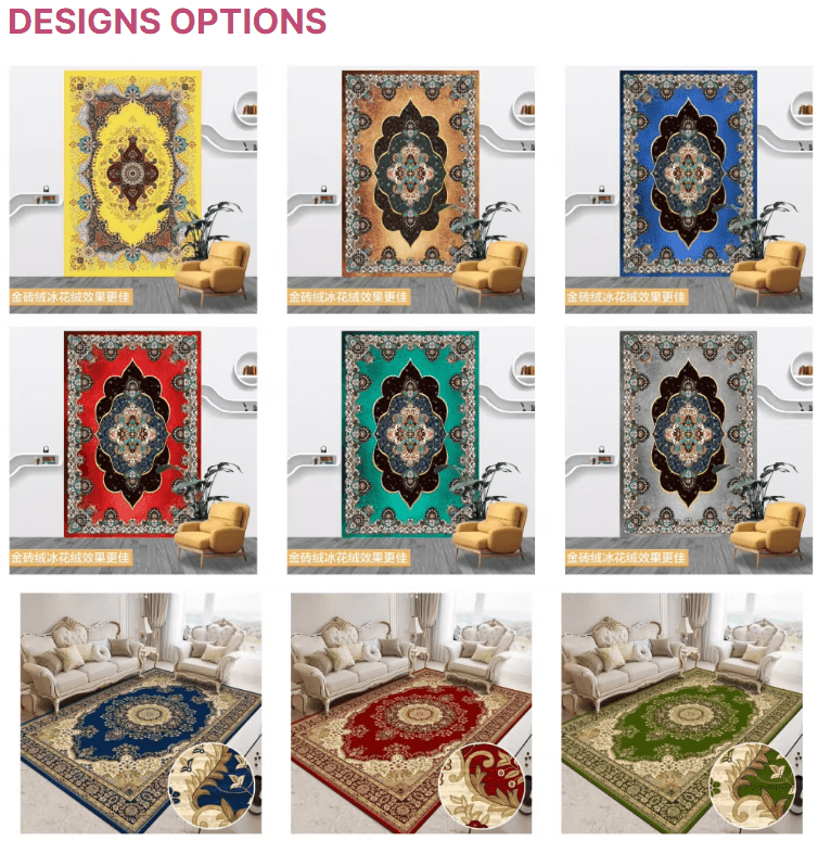 Low Price Carpets and Rugs for Sale 3D Printing Carpet Living Room Bedroom Carpet