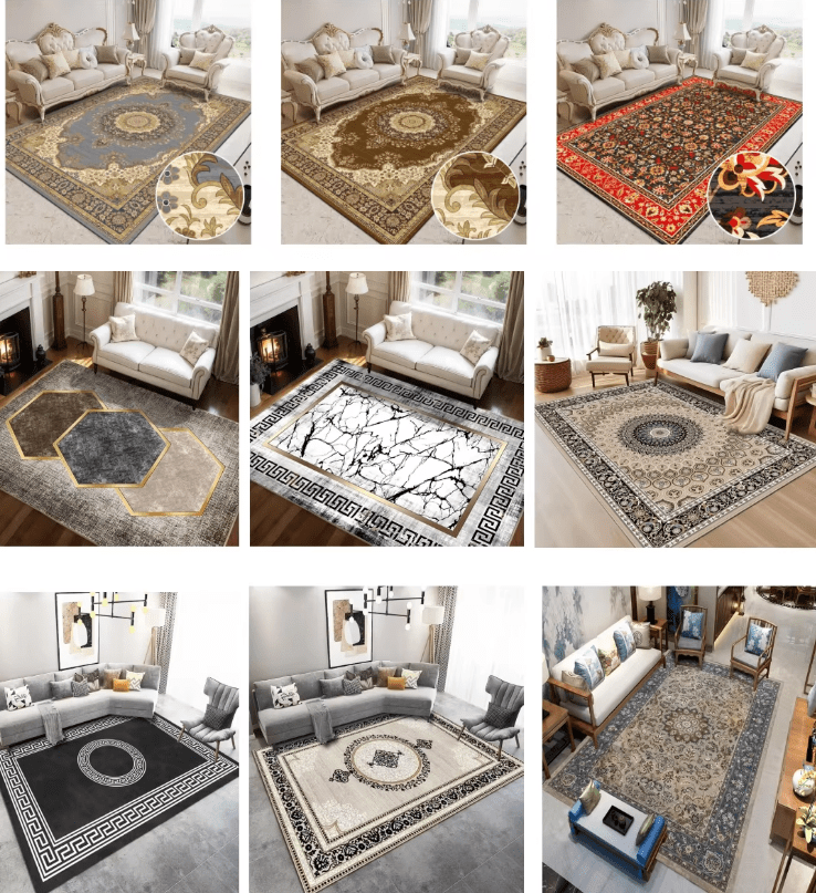 Low Price Carpets and Rugs for Sale 3D Printing Carpet Living Room Bedroom Carpet