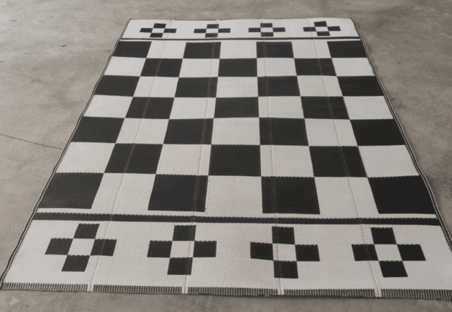 Waterproof Camping Carpet Mat with Polypropylene Material Plastic Straw Rug Pad Washable Feature Indoor Rug
