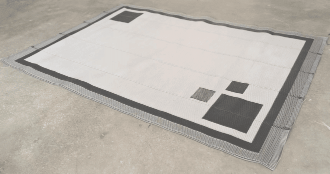Waterproof Camping Carpet Mat with Polypropylene Material Plastic Straw Rug Pad Washable Feature Indoor Rug