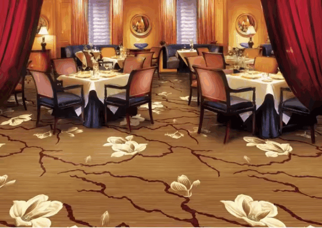 Nylon Printed Carpet Professional Manufacturers Fireproof Wall to Wall for Guest Room Living Room Bedroom Carpet