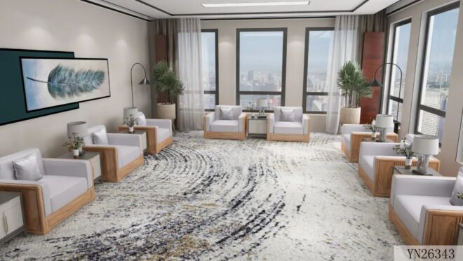 Custom 5-Star Hotel Luxury Wall-to-Wall Carpets Banquet Hall and Bedroom Rug for Prayer