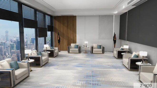 Custom 5-Star Hotel Luxury Wall-to-Wall Carpets Banquet Hall and Bedroom Rug for Prayer