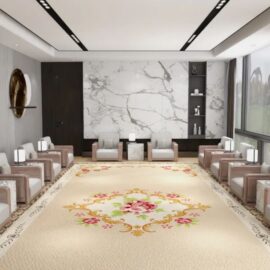 Custom 5-Star Hotel Luxury Wall-to-Wall Carpets Banquet Hall and Bedroom Rug