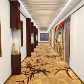 Manufacturers Custom High-end Cinema Theatre Printed Carpet