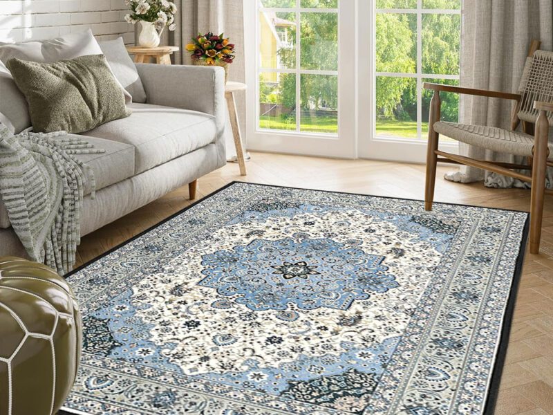 Prayer Mat Washable Antique Persian Kelare velvet Rugs Anti slip Turkish Style Decorative Rugs Carpet