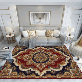 Wholesale KELARE Velvet Area Rug Custom, Super Soft Carpet for Living Room Bedroom