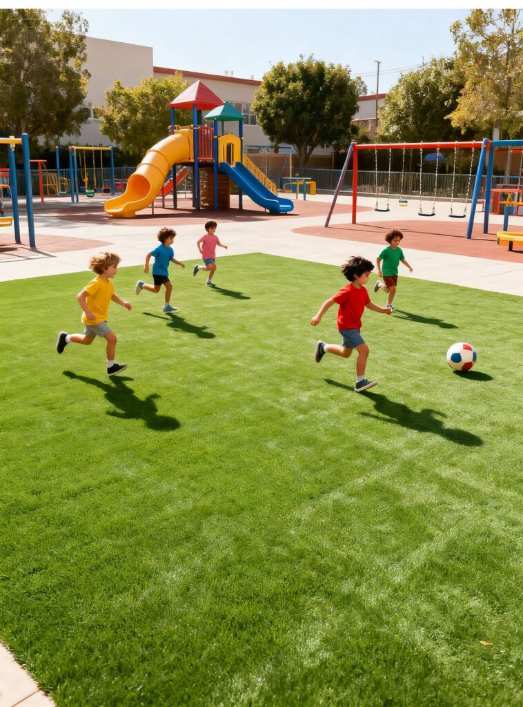 Football Field Synthetic Soccer Artificial Grass Waterproof Easy Installation Durable Eco-Friendly