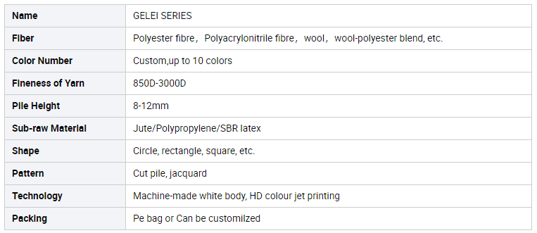 Good Quality Woven Jacquard Anti-Slip Wilton Area Rugs for Living Room Persian Style Made in China