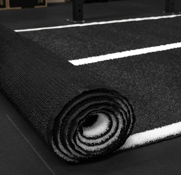 Customized Eco-Friendly Indoor Fitness Gym Turf Mat Soccer Sled Running Track Soft Plastic High Quality Artificial Grass Carpet
