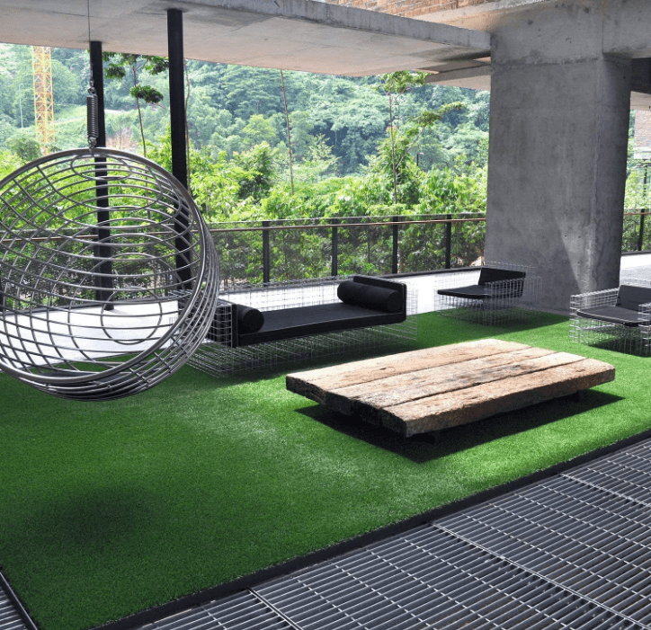 Full Green Artificial Landscape Garden Grass Mat Decoration Outdoor Sports Flooring Carpet Synthetic Turf Grass for Playground