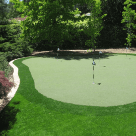 Durable Golf Hitting Artificial Grass Mat 16MM Putting Green Artificial Turf with Thick EVA Back