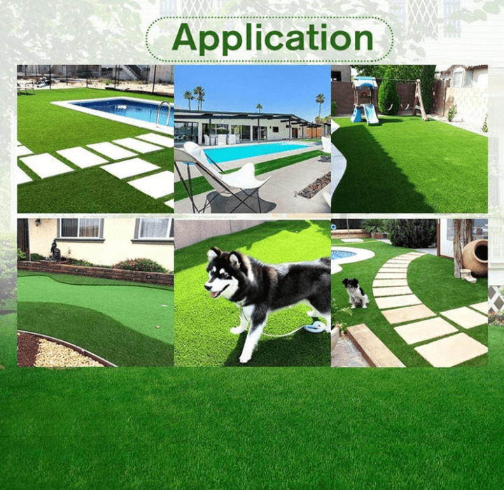 Full Green Artificial Landscape Garden Grass Mat Decoration Outdoor Sports Flooring Carpet Synthetic Turf Grass for Playground