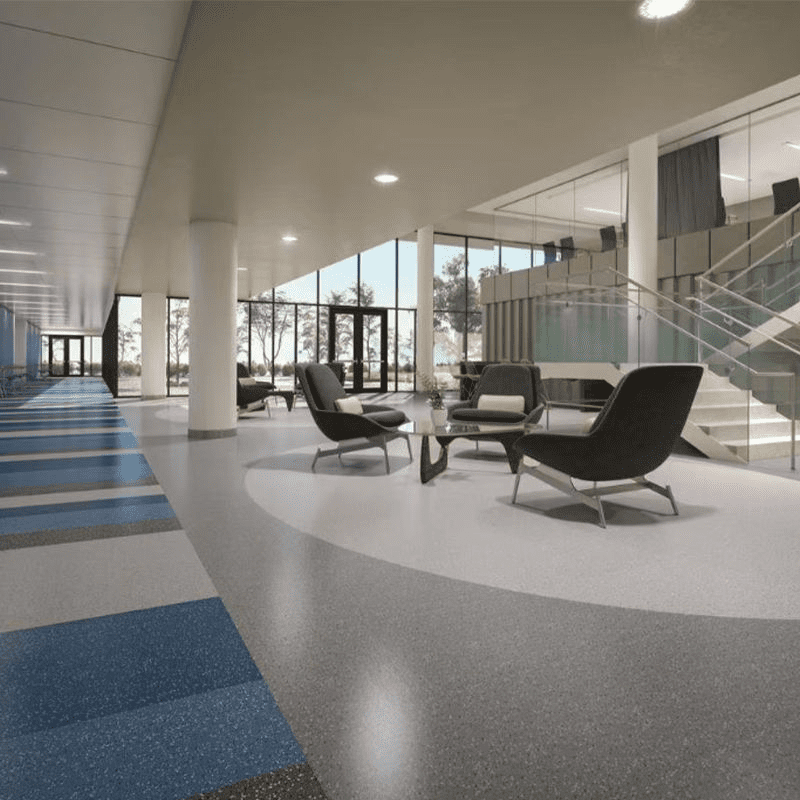 EPDM Rubber Floor and Mat Flexible Anti-Slip Environmental Protection Impact Resistance Waterproof Used for Home Gym Hospital