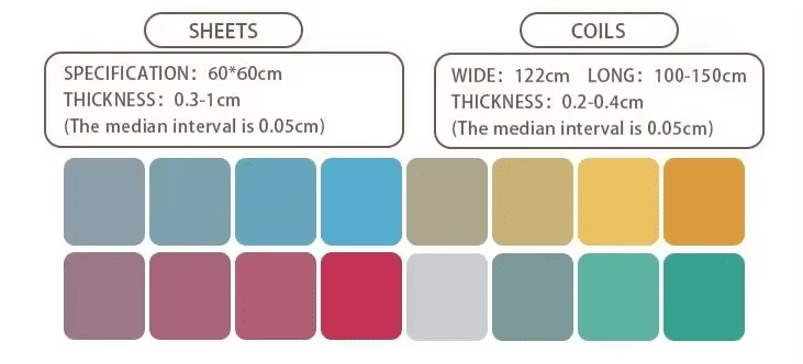 EPDM SBR High Density Durable Non-Slip Eco-Friendly Customizable Color Rubber Floor Rolls for Protective Flooring