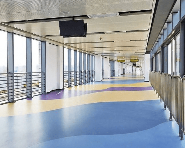 EPDM Rubber Floor and Mat Flexible Anti-Slip Environmental Protection Impact Resistance Waterproof Used for Home Gym Hospital