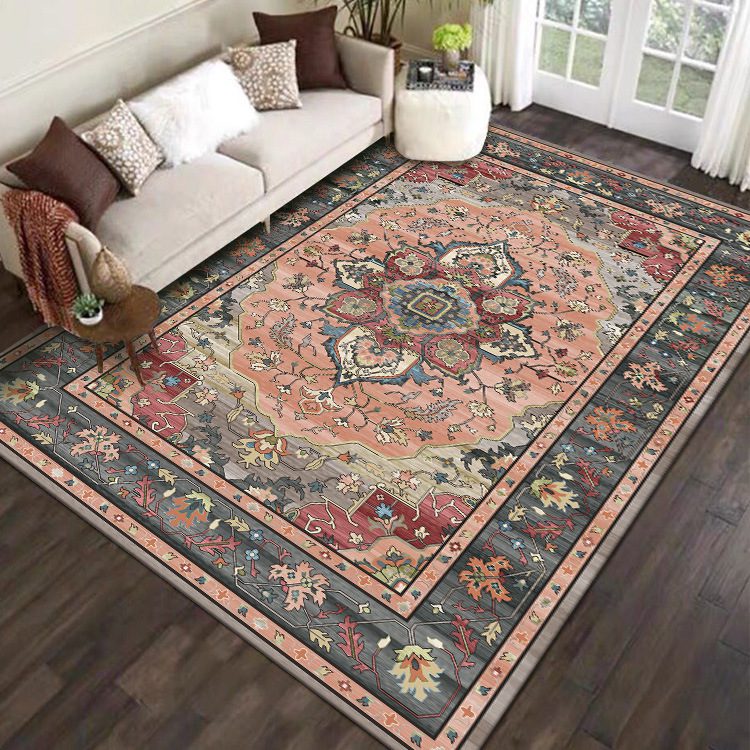 Faux Cashmere Thick Vintage Luxury Home Soft Living Room Floor Mat Area Rug Carpets for Floor Office
